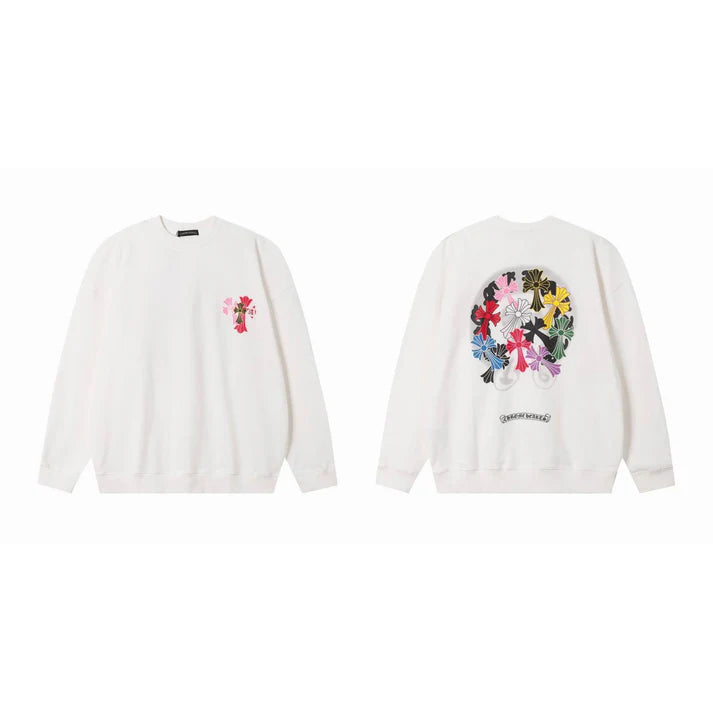 פוטר חכרום הארט פרחים - Chrome Hearts Flower Shirt