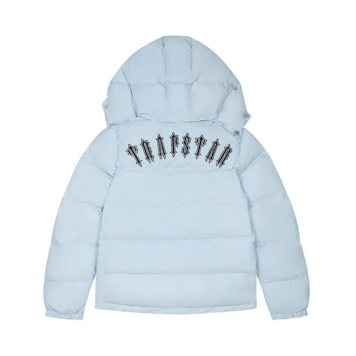 Trapstar Irongate Hooded Puffer Jacket Ice Blue