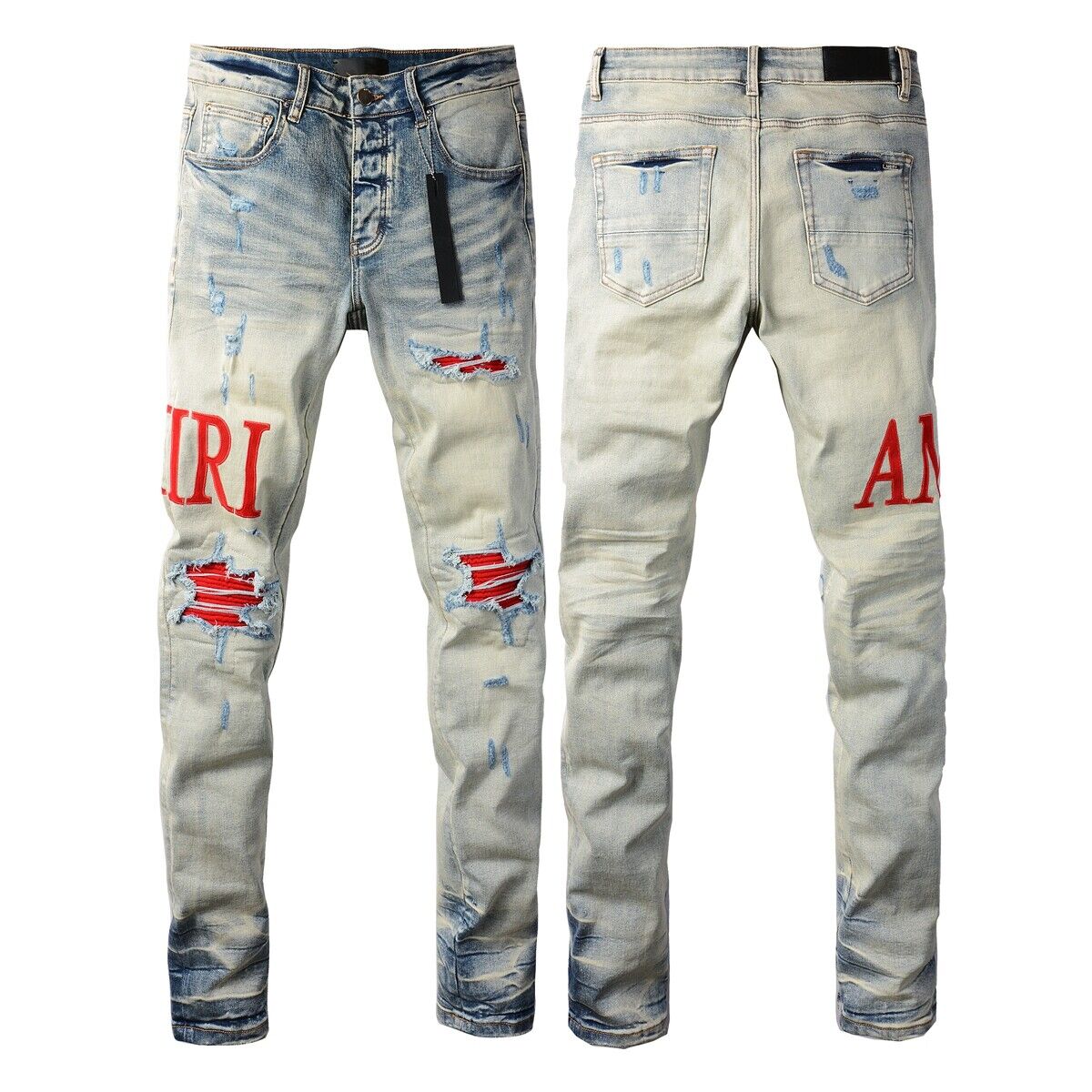 Amiri jeans במגוון סגנונות