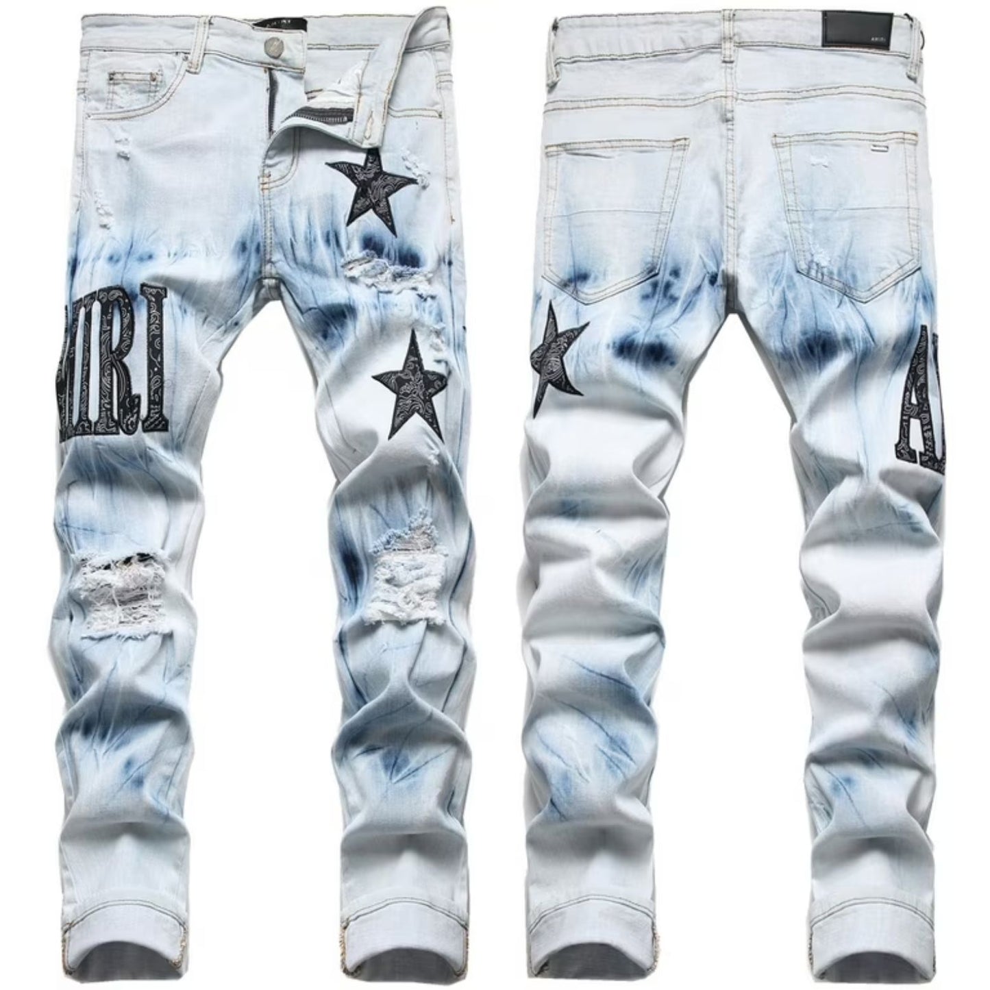 Amiri jeans במגוון סגנונות