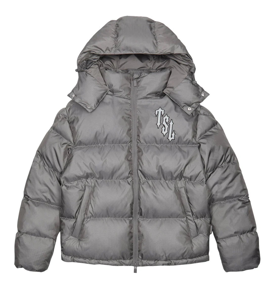 Trapstar Shooters Hooded Puffer Grey