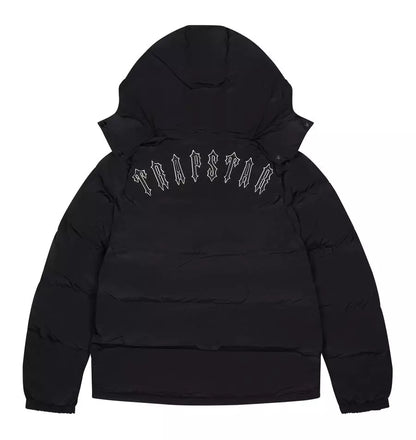 Trapstar Irongate Hooded Puffer Jacket Black